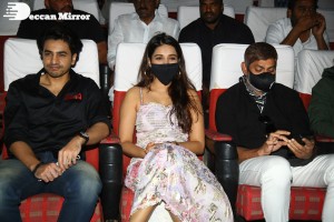 Hero Team Ashok Galla, Nidhhi Agerwal, Jagapathi Babu, Naresh visit Mallikarjuna Theatre