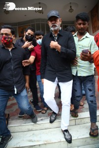 Hero Team Ashok Galla, Nidhhi Agerwal, Jagapathi Babu, Naresh visit Mallikarjuna Theatre