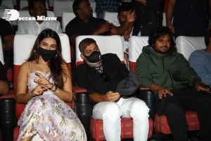 Hero Team Ashok Galla, Nidhhi Agerwal, Jagapathi Babu, Naresh visit Mallikarjuna Theatre
