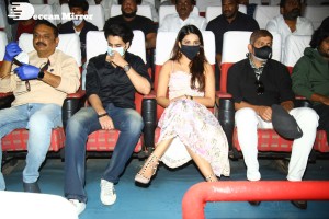 Hero Team Ashok Galla, Nidhhi Agerwal, Jagapathi Babu, Naresh visit Mallikarjuna Theatre