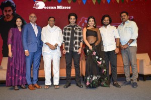 Ashok Galla debut movie Hero Press meet attended by Jayadev Galla, Nidhhi Agerwal, Ashok Galla