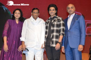 Ashok Galla debut movie Hero Press meet attended by Jayadev Galla, Nidhhi Agerwal, Ashok Galla