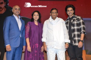 Ashok Galla debut movie Hero Press meet attended by Jayadev Galla, Nidhhi Agerwal, Ashok Galla