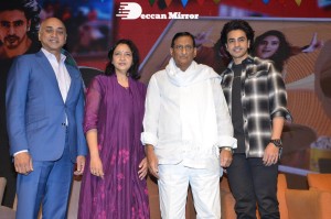 Ashok Galla debut movie Hero Press meet attended by Jayadev Galla, Nidhhi Agerwal, Ashok Galla