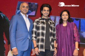 Ashok Galla debut movie Hero Press meet attended by Jayadev Galla, Nidhhi Agerwal, Ashok Galla