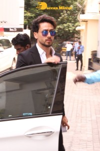 Actors Tiger Shroff, Tara Sutaria and Music Director A. R. Rahman attend the song launch from the movie Heropanti 2