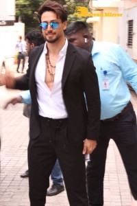 Actors Tiger Shroff, Tara Sutaria and Music Director A. R. Rahman attend the song launch from the movie Heropanti 2