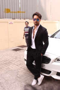 Actors Tiger Shroff, Tara Sutaria and Music Director A. R. Rahman attend the song launch from the movie Heropanti 2