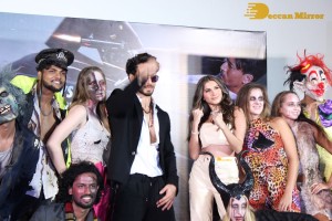 Actors Tiger Shroff, Tara Sutaria and Music Director A. R. Rahman attend the song launch from the movie Heropanti 2