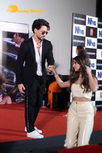 Actors Tiger Shroff, Tara Sutaria and Music Director A. R. Rahman attend the song launch from the movie Heropanti 2