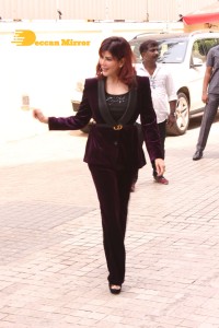 Actors Tiger Shroff, Tara Sutaria and Music Director A. R. Rahman attend the song launch from the movie Heropanti 2