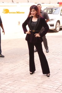 Actors Tiger Shroff, Tara Sutaria and Music Director A. R. Rahman attend the song launch from the movie Heropanti 2