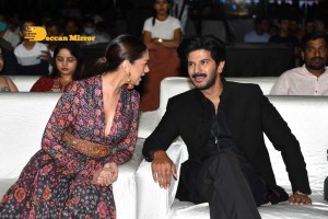 Dulquer Salman and Aditi Rao attend the pre release function of movie Hey Sinamika