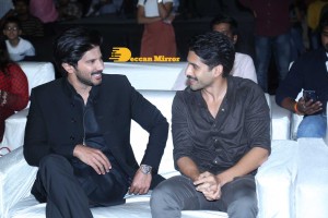 Dulquer Salman and Aditi Rao attend the pre release function of movie Hey Sinamika