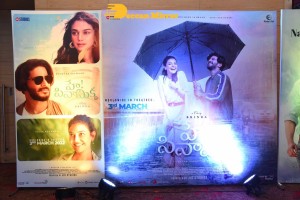 Dulquer Salman and Aditi Rao attend the pre release function of movie Hey Sinamika