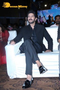 Dulquer Salman and Aditi Rao attend the pre release function of movie Hey Sinamika