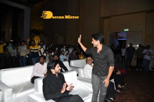 Dulquer Salman and Aditi Rao attend the pre release function of movie Hey Sinamika