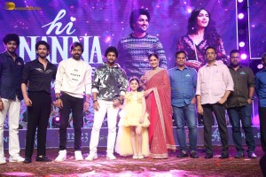 Hi Nanna Pre-Release Function attended by Nani and Mrunal Thakur