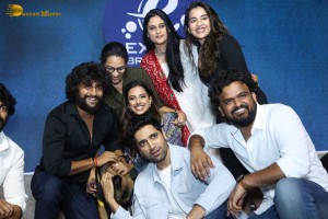 HIT 2 Bloody Blockbuster Celebration attended by Adivi Sesh, Meenakshi Chaudhary and Nani