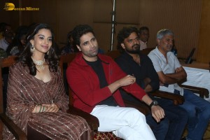 HIT 2 Press Meet in Bangalore attended by Adivi Sesh and Meenakshi Chaudhary