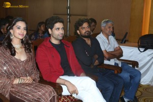 HIT 2 Press Meet in Bangalore attended by Adivi Sesh and Meenakshi Chaudhary