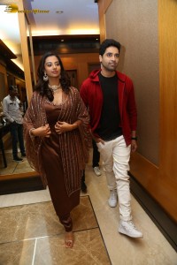HIT 2 Press Meet in Bangalore attended by Adivi Sesh and Meenakshi Chaudhary