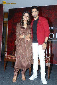 HIT 2 Press Meet in Bangalore attended by Adivi Sesh and Meenakshi Chaudhary
