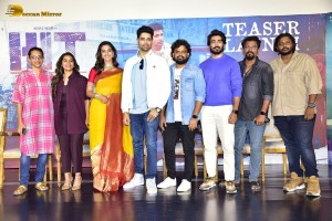 Hit 2 Teaser Launch attended by Adivi Sesh and Meenakshi Chaudhary