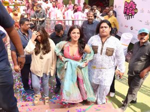 Holi Splash Season 7 attended by Ekta Kapoor, Wamiqa Gabbi, and others