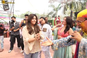 Holi Splash Season 7 attended by Ekta Kapoor, Wamiqa Gabbi, and others