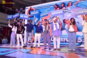 Housefull 5 cast Akshay Kumar, Jacqueline Fernandez, Nana Patekar, Nargis Fakhri, and Sonam Bajwa promote the film in Pune