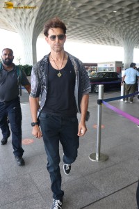 Bollywood Superstar Hrithik Roshan spotted at Mumbai Airport on May 27, 2023
