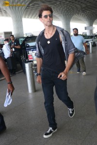 Bollywood Superstar Hrithik Roshan spotted at Mumbai Airport on May 27, 2023