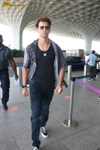 Bollywood Superstar Hrithik Roshan spotted at Mumbai Airport on May 27, 2023