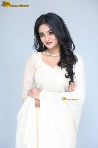actress hrithika srinivas beautiful in a white salwar
