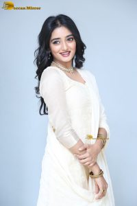 actress hrithika srinivas beautiful in a white salwar