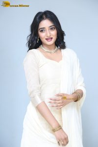 actress hrithika srinivas beautiful in a white salwar