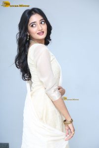 actress hrithika srinivas beautiful in a white salwar