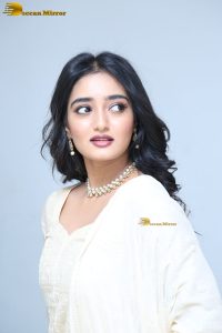 actress hrithika srinivas beautiful in a white salwar