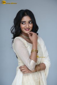 actress hrithika srinivas beautiful in a white salwar