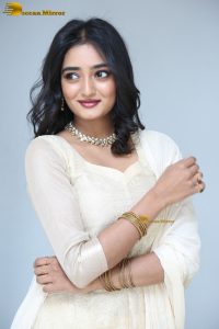 actress hrithika srinivas beautiful in a white salwar