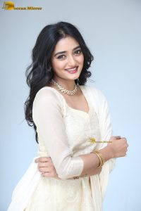 actress hrithika srinivas beautiful in a white salwar