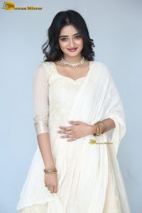 actress hrithika srinivas beautiful in a white salwar