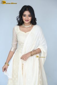 actress hrithika srinivas beautiful in a white salwar