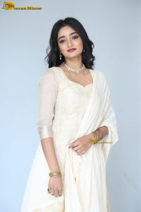 actress hrithika srinivas beautiful in a white salwar