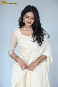 actress hrithika srinivas beautiful in a white salwar