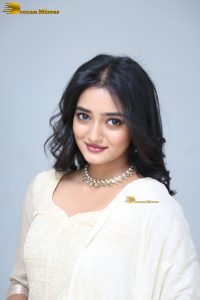 actress hrithika srinivas beautiful in a white salwar