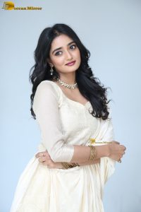 actress hrithika srinivas beautiful in a white salwar