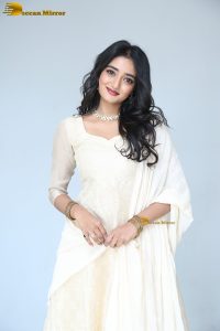 actress hrithika srinivas beautiful in a white salwar