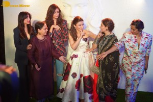 Hush Hush Trailer Launch attended by Ayesha Jhulka, Karishma Tanna, Soha Ali Khan, Tanuja Chandra and others